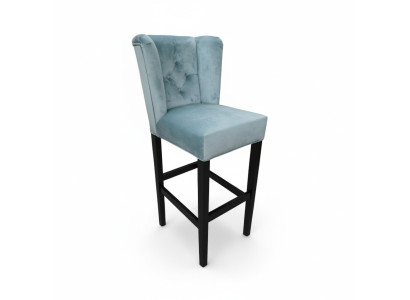 Chesterfield Bar Chair Barhocker Sessel Stuhl Hocker Bar Tresen Design Textil