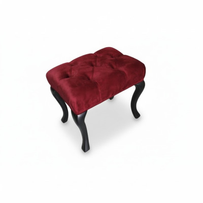 Hocker Roma Designer Luxus Hocker Polster Sitz Textil Relax Beistell Sofa Neu