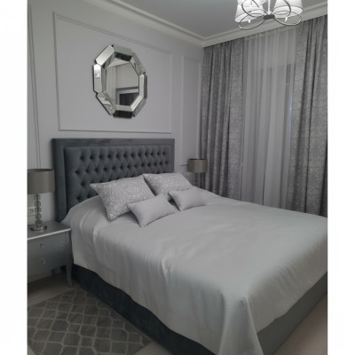 Chesterfield Bett Polster Doppel Hotel Deko Betten Schlafzimmer 140x200cm