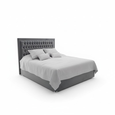 Chesterfield Bett Polster Doppel Hotel Deko Betten Schlafzimmer 140x200cm