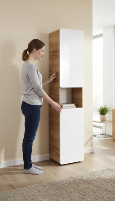 Badezimmerregal Hänge Hochschrank 170cm Badezimmer Schrank