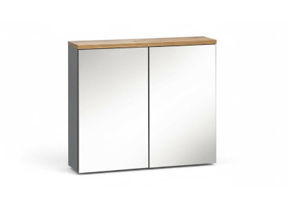 Spiegelschrank Wandschrank Badezimmerschrank mit Spiegel 80 cm Bad