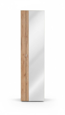 Hängeschrank mit Spiegel Badezimmerregal hoch Hänge Hochschrank