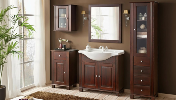 Badmöbel Set Badmöbelset Badezimmer Waschbecken 5tlg. Zimmer