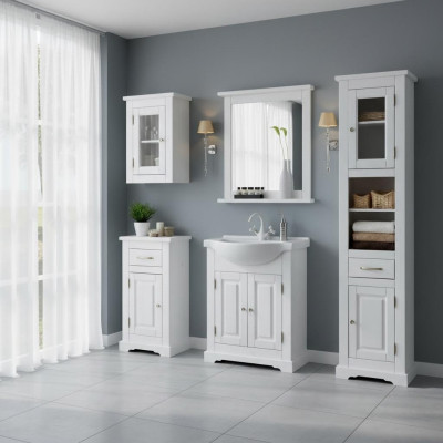 Badezimmer Waschbecken Badmöbel Set Badmöbelset 5tlg. Zimmer