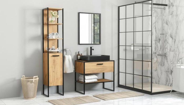 Badmöbel Set Badmöbelset Badezimmer Waschbecken 3tlg. Zimmer