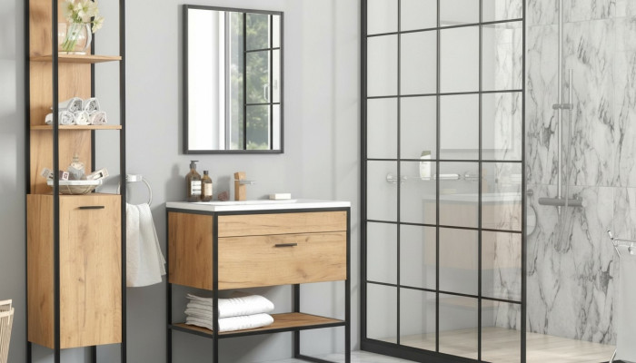 Badezimmer Badmöbel Set Badmöbelset Waschbecken 3tlg. Zimmer