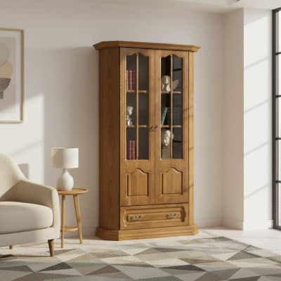 Klassische Vitrine Kommoden Vitrinen Glas Schrank Glasschrank