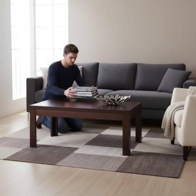 Couch Table Wohnzimmer Tische Beistell Holz Rechteckiger Sofa Beistell