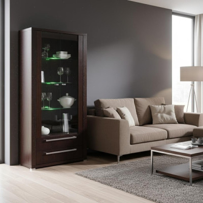 Vitrine Schrank Kommode Glas Regal Vitrinen Regale Deko Holz Schränke Neu