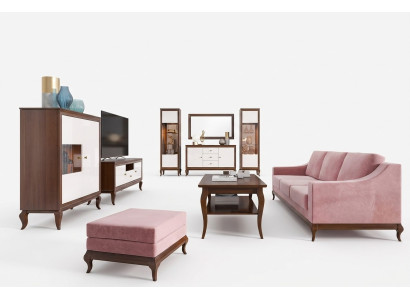 Wohnzimmer Set Vitrine Kommode Spiegel Wohnwände Kommoden Design