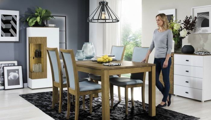 Tische Essgruppe Esszimmer Garnitur Stuhl Set Tisch Holz Essgarnituren