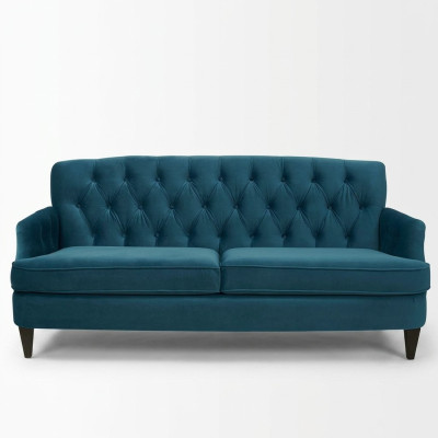 Türkis Royaler Dreisitzer Designer Luxus Wohnzimmer Sofa 3-er Couch