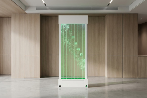 Trennwand Regal Schrank Wasserwand Säule Wände LED 100x200