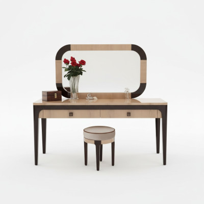 Tisch Konsole Spiegel Kommode Schminktisch Schlafzimmer Hocker Set
