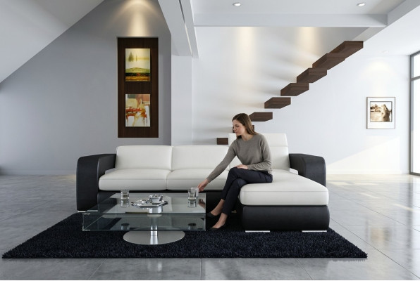 Eckcouch Eckgarnitur L Form Sofa Ecksofa Garnitur Polster Dekorative Couch