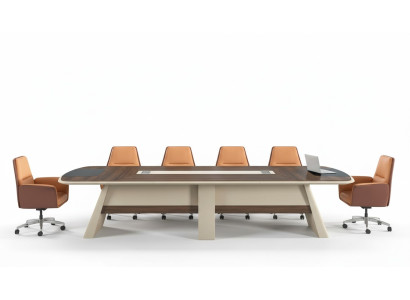 Konferenztisch Tisch Meeting Besprechungstisch Tische 6 Sessel 7tlg. Garnitur