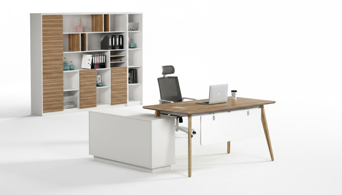 Schreibtisch Büro Set Wandregal Regal Schrank 2 tlg Büro Zimmer