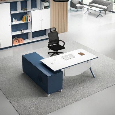 Büro Einrichtung Schreibtisch Aktenschrank Möbel Schreibtische Tische 2tlg.
