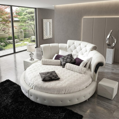 Chesterfield Bett Luxus Betten Runde Design Hotel Rundbett Schlafzimmer
