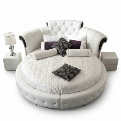 Chesterfield Bett Luxus Betten Runde Design Hotel Rundbett Schlafzimmer