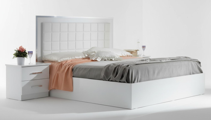Klassisches Bett Hotel Betten Polsterbett Doppelbett 160x200 oder 180x200cm Neu