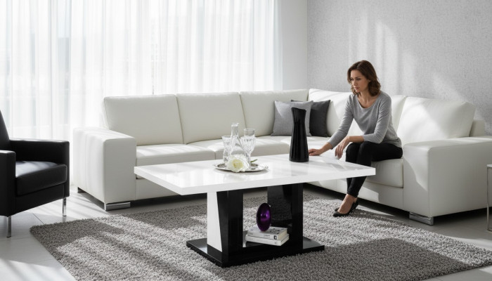 Design Holz Couch Monderner Tisch Tische Sofa Wohnzimmertische Sofa Beistell