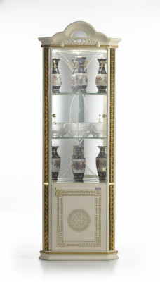 Kommode Regal Holz Vitrine Schrank Anrichte Schränke Klassische Eckvitrinen Neu