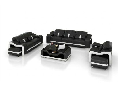 Sofagarnitur 311 Sitzer Set Design Sofas Polster Couchen Relax Leder