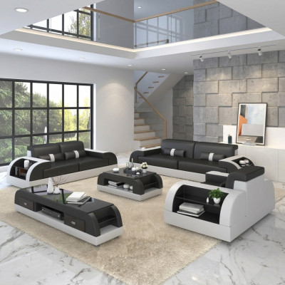 Sofagarnitur 31 Sitzer Stoff Design Couch Polster Sofas Modern Garnitur Gruppe