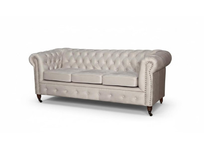  Design Chesterfield Sofagarnitur Sofa Couch Polster Set 3+2+1 Sitzer