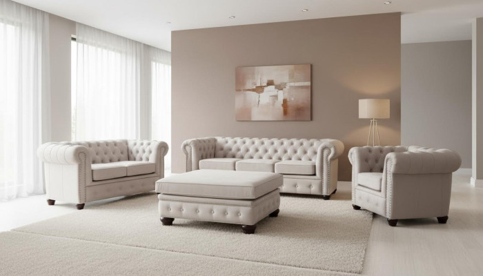Sofagarnitur 3+2+1 Sitzer Sofa Sitz Couch Polster Garnitur Klassische Couchen