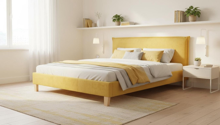 Designer Polsterbett Bett Betten Textilbett Ehebett Doppelbett Designerbett