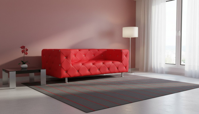 Dreisitzer Design Sofa Couch Polster Sofa Textilsofa Modern Relax Club 3 Sitzer