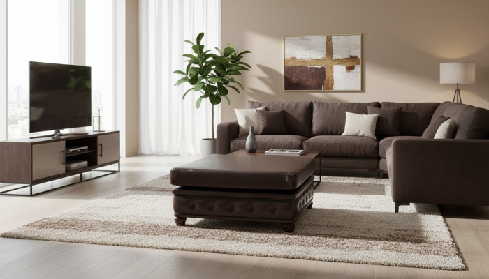 Fußhocker Ottomane Sitzhocker Sitzpouf Wohnzimmer Designer Hocker