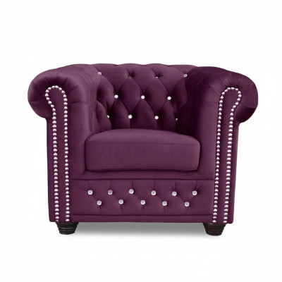 Sessel Club Lounge Designer Lehn Stuhl Polster Sofa 1 Sitzer Fernseh Textil Neu