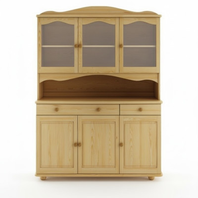 Büfett Anrichte Esszimmerschrank Geschirrschrank Vollholz Schrank Holz Schränke