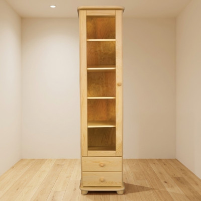 Schränke Kommode Regal Holz Vitrine Schrank Anrichte Klassische Eckvitrinen Neu