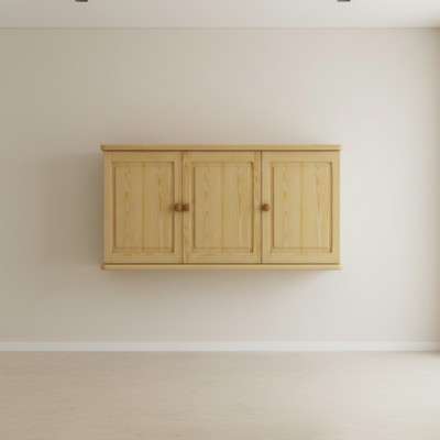 Wandschrank Hängeschrank Ablageschrank Küche Bad Vollholz Möbel Echtholz Regal
