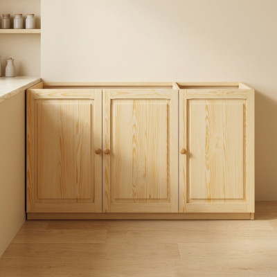 Vollholz Möbel Waschbeckenunterschrank Waschtisch Unterschrank Handarbeit Holz