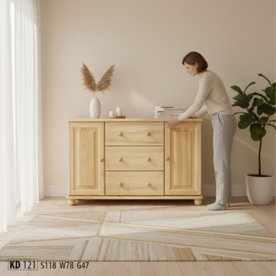 Massive Kommode Sideboard Kommoden Echtholz Schränke Neu Anrichte Möbel Schrank