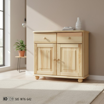 Massive Kommode Sideboard Schrank Echtholz Schränke Anrichte Möbel Kommoden