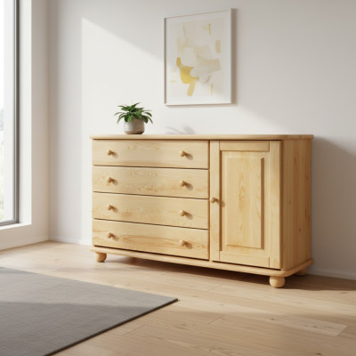 Kommoden Massive Kommode Neu Anrichte Möbel Schrank Sideboard Echtholz Schränke