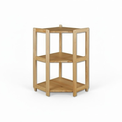 Eckregal Bücherregal Wohnzimmer Wand Regal Echtes Holz Regale Eckregale Büro 
