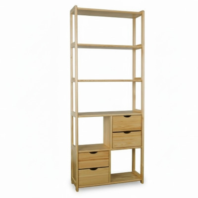 Regal Bücherschrank Schränke Bücherregal Wohnwand Wohnzimmer Wand Design