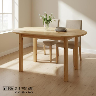 Esstisch Holz Tische Wohn Ess Zimmer Tisch 150x75 Massivholz Esstische Echtholz