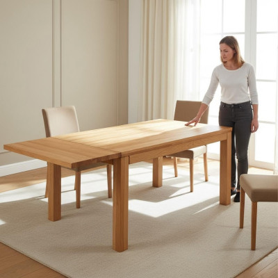 Esstisch Tisch Esszimmer Wohnzimmer Holz Vollholz Möbel Holz Möbel Handarbeit