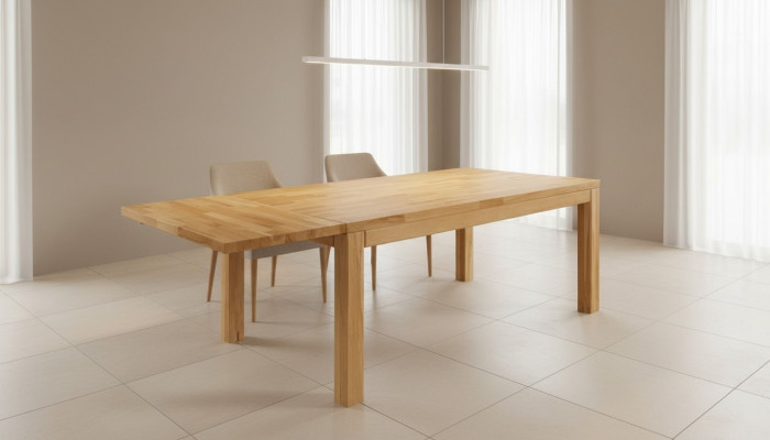 Esstisch Massiv Tisch Echt Holz Tische Eiche Esszimmer Massivem 180x90cm Made EU