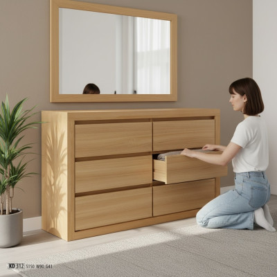 Kommode Massiv Sideboard Echt Holz Kommoden Eiche Schrank Massivem Schränke Neu
