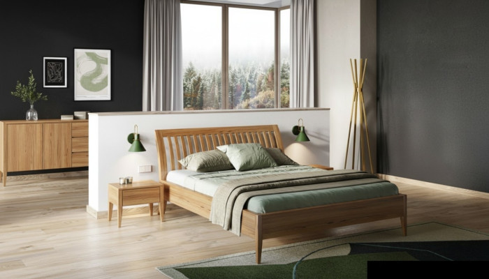 Klassisches Bett Barock Stil Doppel Holz Hotel Betten 180x200cm Neu Schlafzimmer